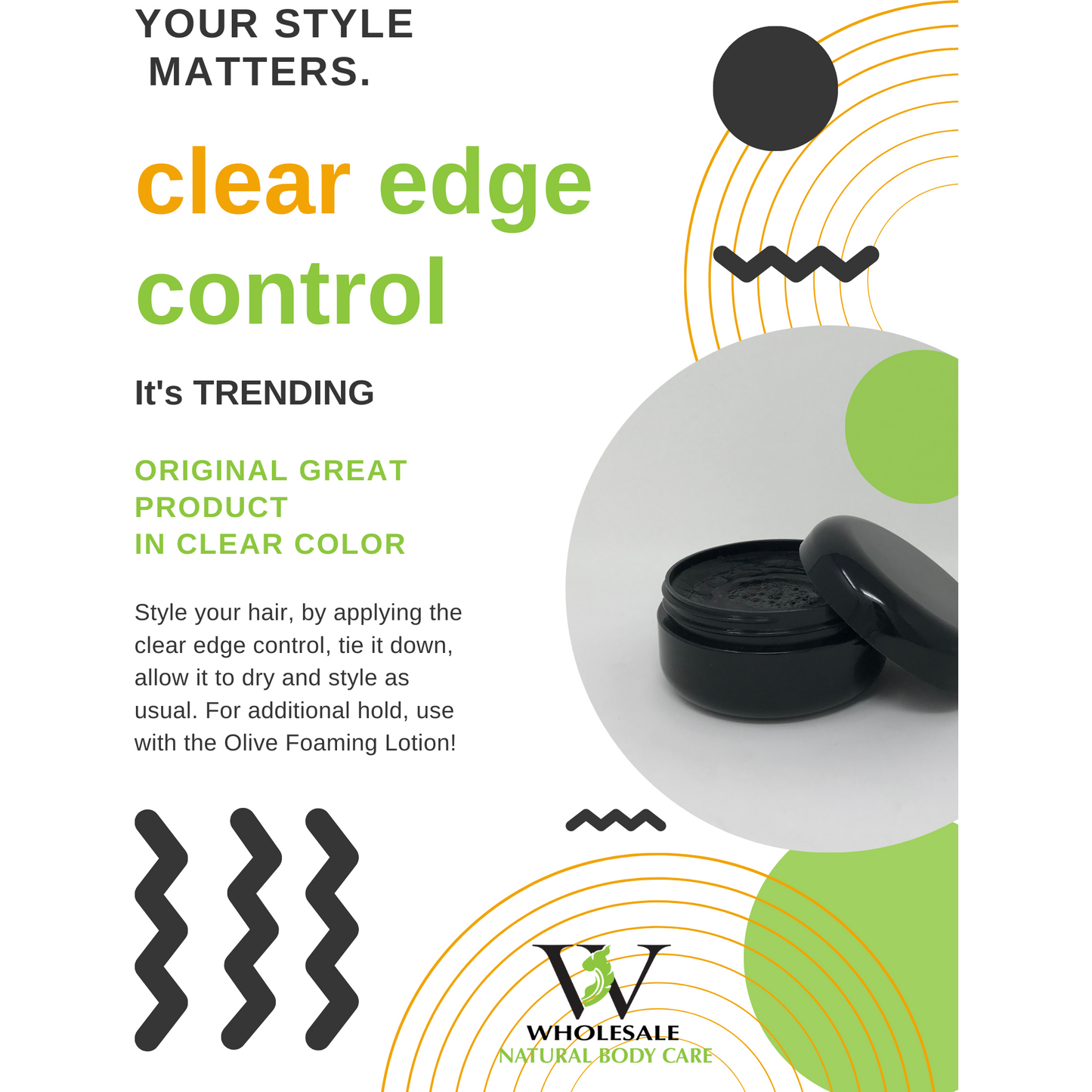 Super Hold Edge Control Clear  - Wholesale